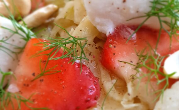 Fenchelsalat Nahaufnahme